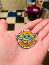 Load image into Gallery viewer, Baby Yoda Pass holder PIN
