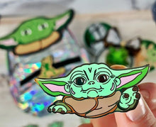 Load image into Gallery viewer, Baby Yoda Reaching Out Pin

