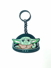 Load image into Gallery viewer, Baby Yoda Reaching Out Keychain
