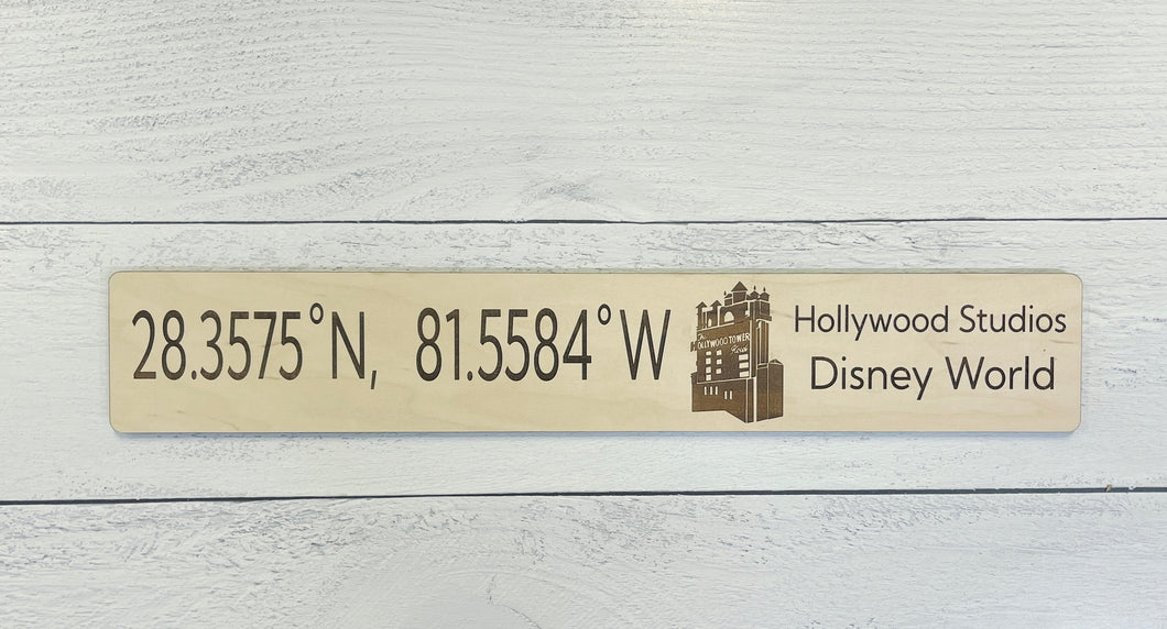 “Where the Magic Lives”  Hollywood Studios Wooden Sign