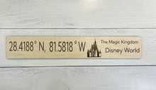 Load image into Gallery viewer, “Where the Magic Lives”  Magic Kingdom Wooden Sign
