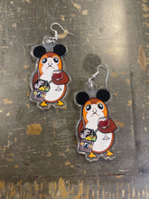 Load image into Gallery viewer, Porg &amp; Wine Ratatouille Earrings
